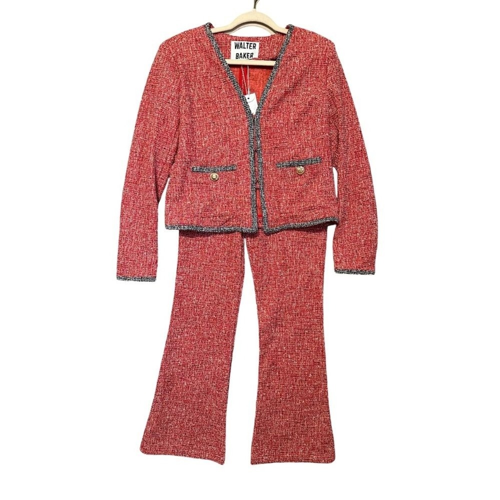 NWT Walter Baker Kona Red Tweed Matching Separate Size L